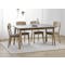 Hendrix Dining Table 1.6m with Hendrix Bench 1.3m and 2 Hendrix Dining Chairs - 1