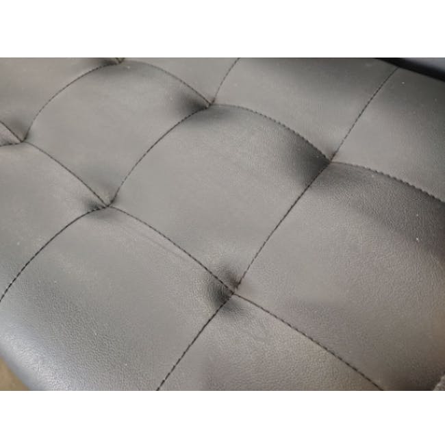 (As-is) Tucson 3 Seater Sofa - Cocoa, Espresso (Faux Leather) - 9 - 7