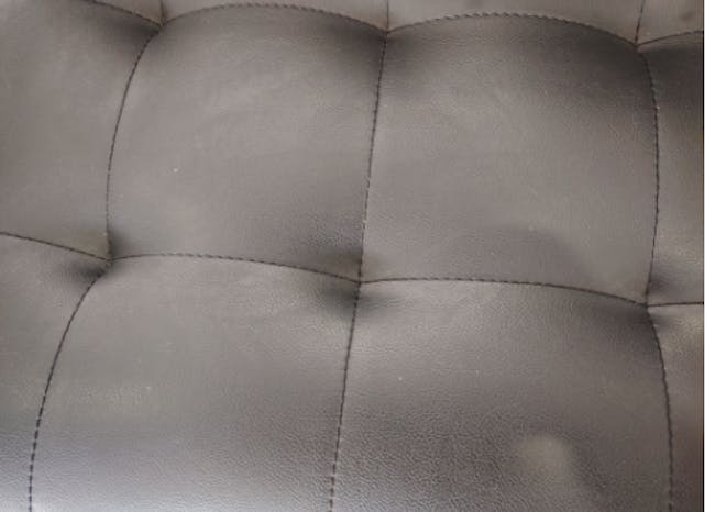 (As-is) Tucson 3 Seater Sofa - Cocoa, Espresso (Faux Leather) - 9 - 6