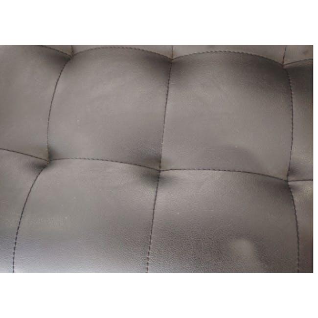 (As-is) Tucson 3 Seater Sofa - Cocoa, Espresso (Faux Leather) - 9 - 6