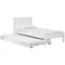 Barrett Single Trundle Bed - White