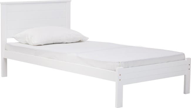 Barrett Single Bed - White - 2