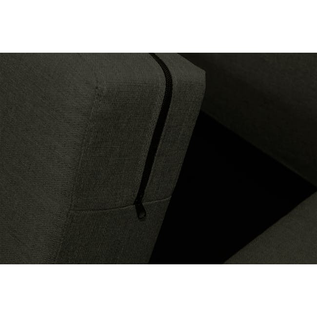 Emma 3 Seater Sofa with Emma Armchair - Raven - 9