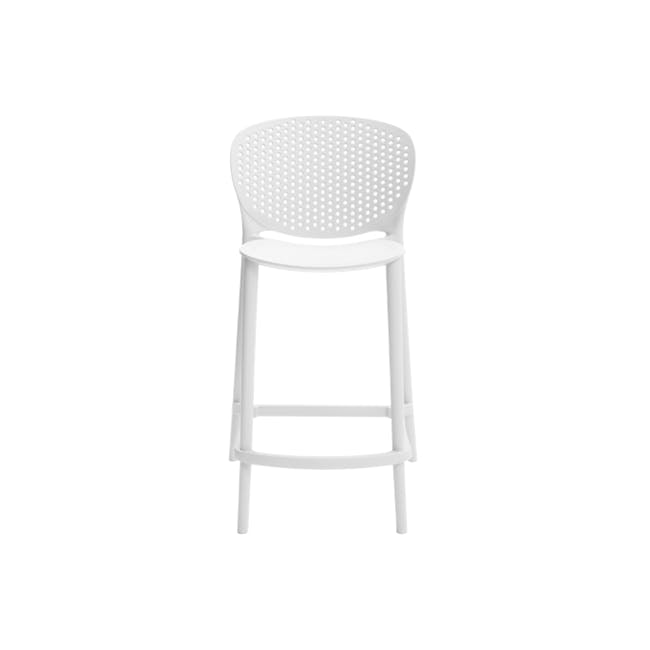 Roman Counter Chair - White - 5