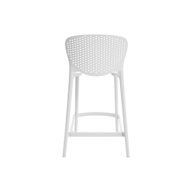 Roman Counter Chair - White - 4