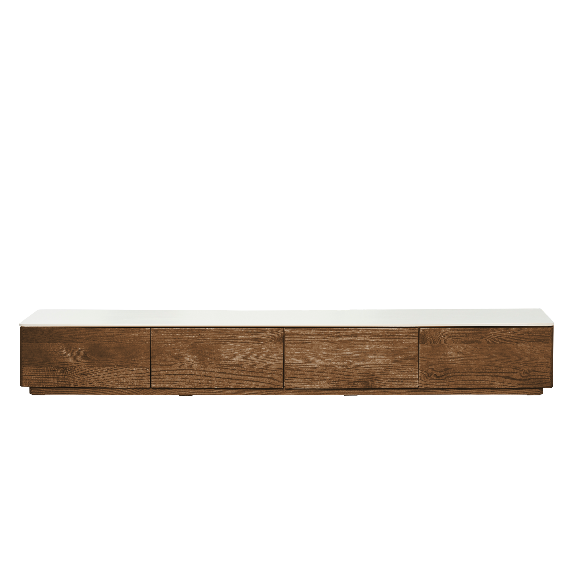 Adella TV Console 2m - Walnut (Sintered Stone)