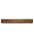 Adella TV Console 2m - Walnut (Sintered Stone)
