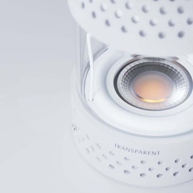 Transparent Light Speaker - White - 11