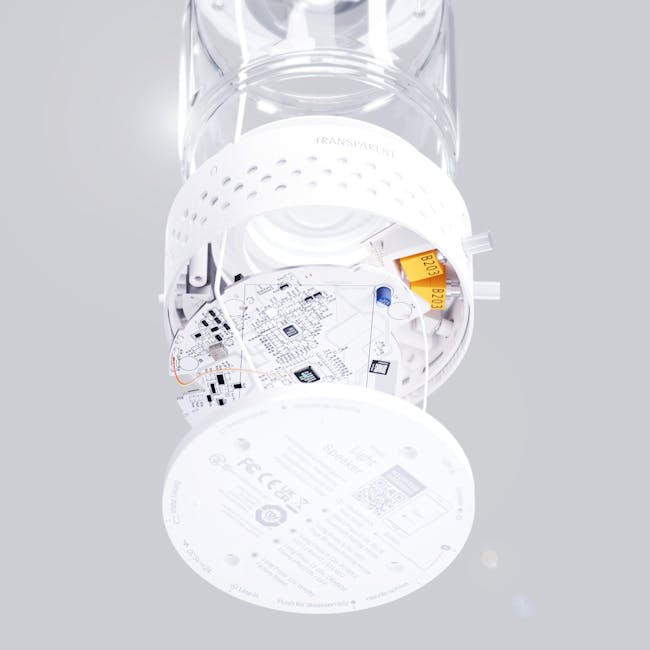 Transparent Light Speaker - White - 5