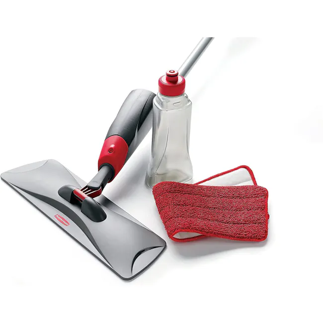 Rubbermaid Reveal Microfibre Pad - 3 - Slipper cleaner, rubber mallet, red rubber glove, cleaning tool, rubber brush