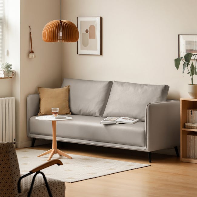 Nadia 3 Seater Sofa - Grey Cloud (Pet Friendly) - 1