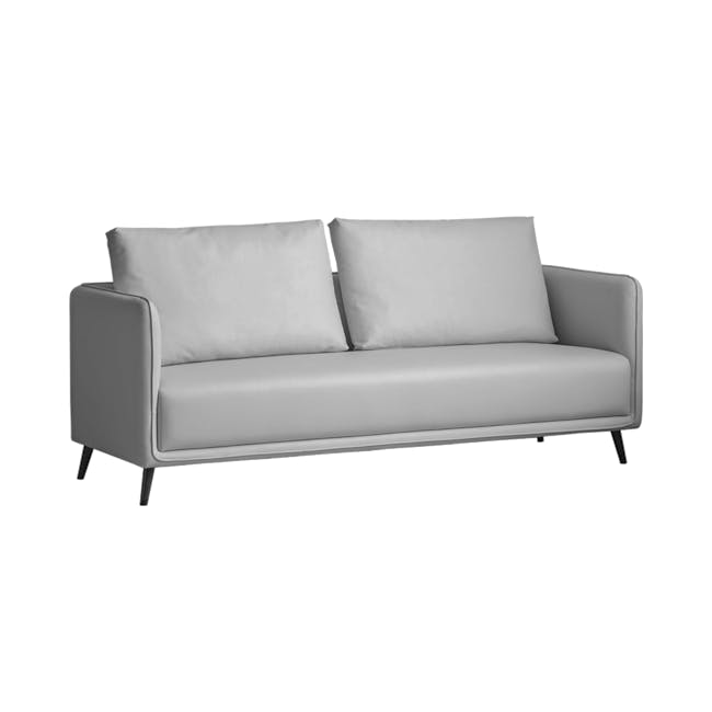 Nadia 3 Seater Sofa - Grey Cloud (Pet Friendly) - 4