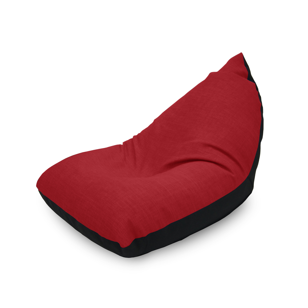 bean bag red and black