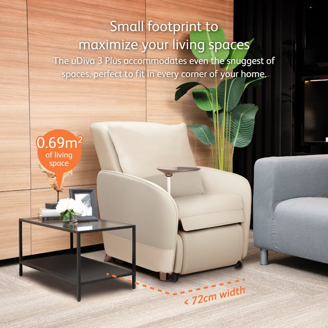 OSIM uDiva 3 Plus Smart Sofa - Brown - 11