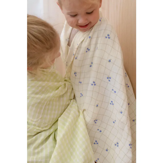 Soft Spot Soft Swaddle/Towel - Blueberries - 4