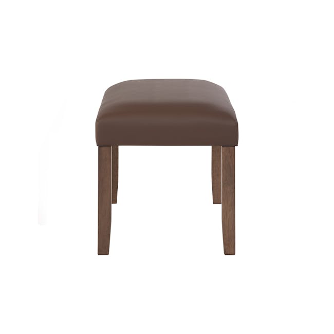 Nora Bench 1.2m - Cocoa, Mocha (Faux Leather) - 4