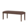 Nora Bench 1.2m - Cocoa, Mocha (Faux Leather) - 0