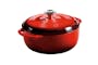 Lodge Enameled Cast Iron Dutch Oven - Red (3 Sizes) - 6
