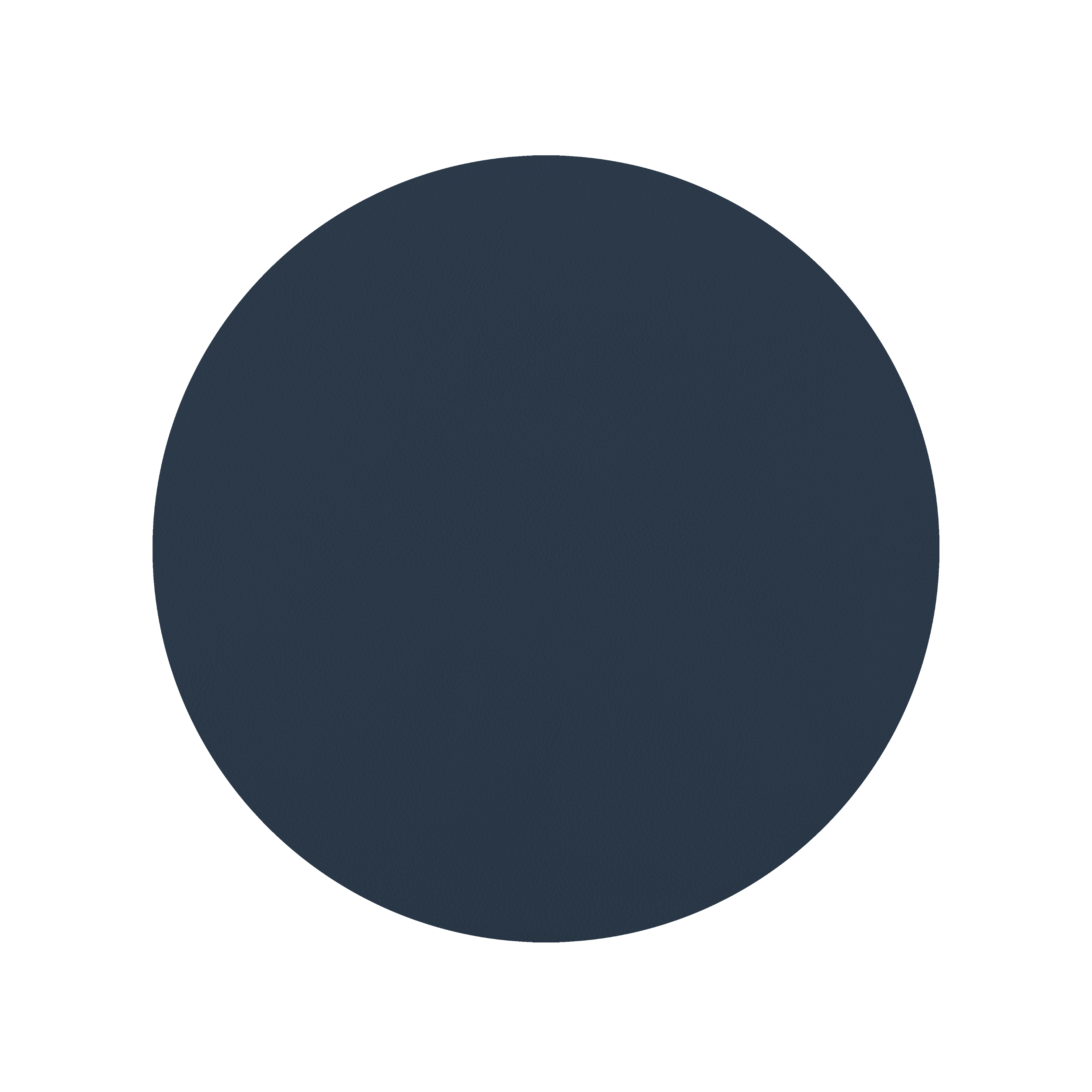RAPEE PERI Duo Side Placemat - Navy Grey