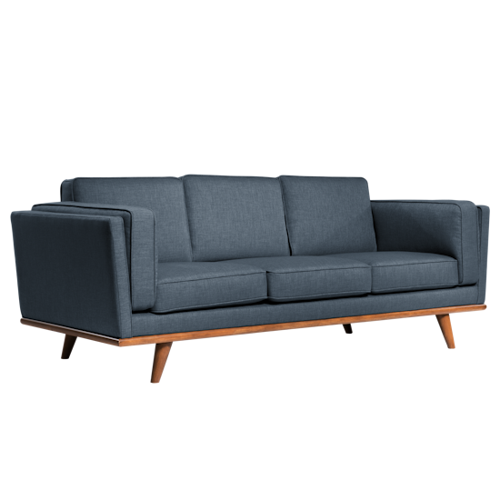 Carter 3 Seater Sofa E Blue
