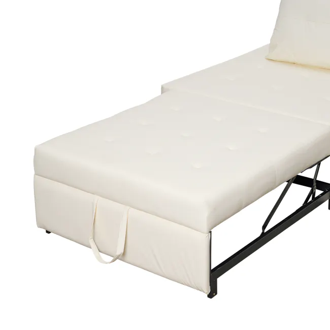 Telis Lounge Sofa Bed - Ivory (Pet Friendly) - 11