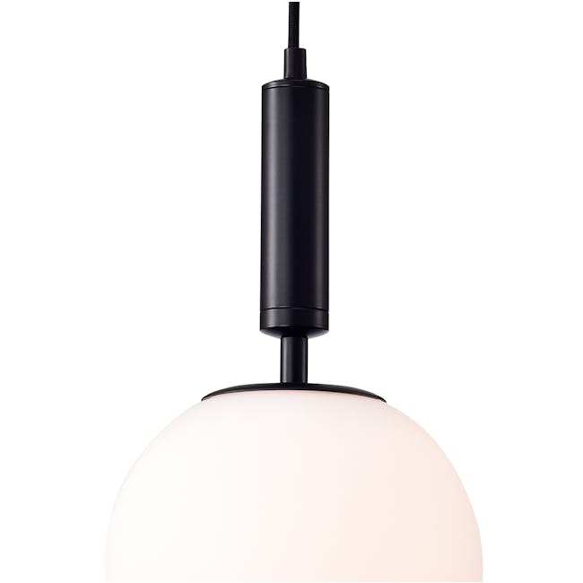 Hilda Pendant Lamp - Matte Black - 8 - Modern pendant light, minimalist design, black and white color scheme, sleek