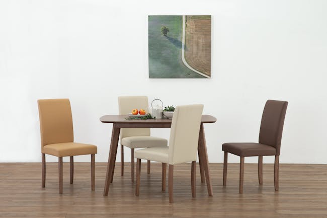 (As-is) Allison Dining Table 1.2m - Cocoa - 1 - 10
