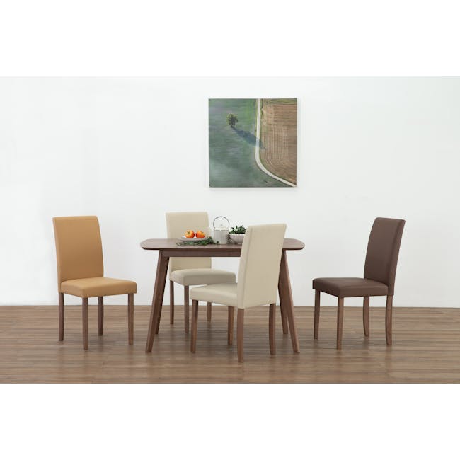 (As-is) Allison Dining Table 1.2m - Cocoa - 1 - 10