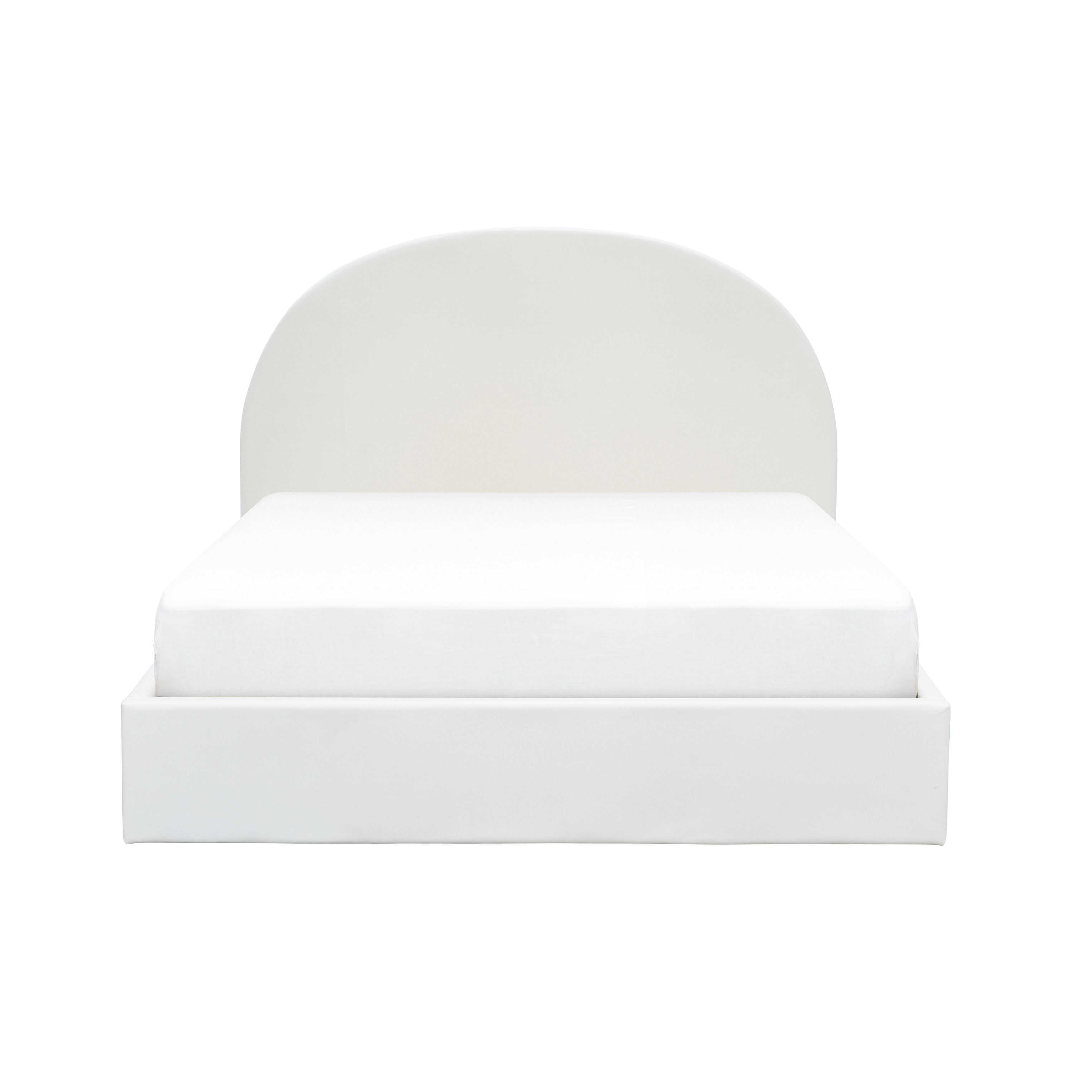 Aspen Queen Storage Bed - Ivory (Pet Friendly)
