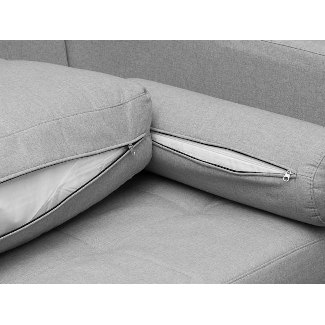 Nolan 3 Seater Sofa - Slate (Fabric) - 9