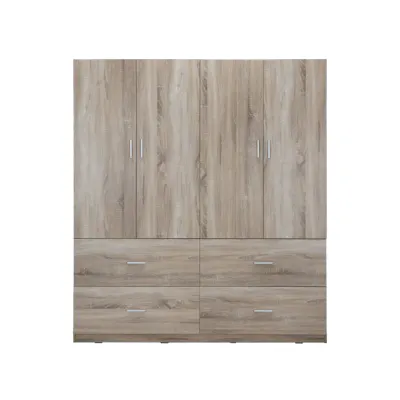 Turbo 4 Door Wardrobe 1.6m
