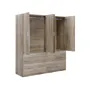 Turbo 4 Door Wardrobe 1.6m - 7