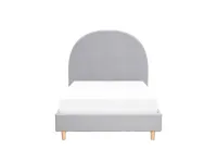 Aspen Super Single Bed - Light Grey (Pet Friendly)