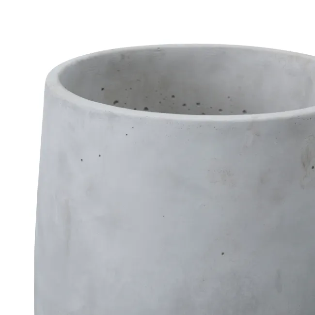 Minji Concrete Planter with Saucer - Large - 4
