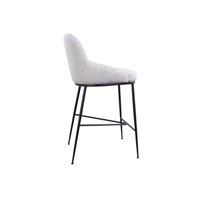 Marcel Counter Chair - White (Fabric) - 1