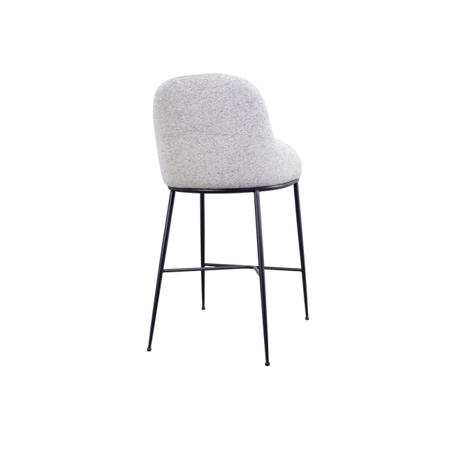 Marcel Counter Chair - White (Fabric) - 3