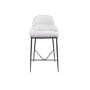 Marcel Counter Chair - White (Fabric) - 2