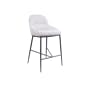 Marcel Counter Chair - White (Fabric) - 0