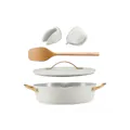 Tramontina Fiora 5 Pcs Multi-Purpose Pan Set - 28cm (White)