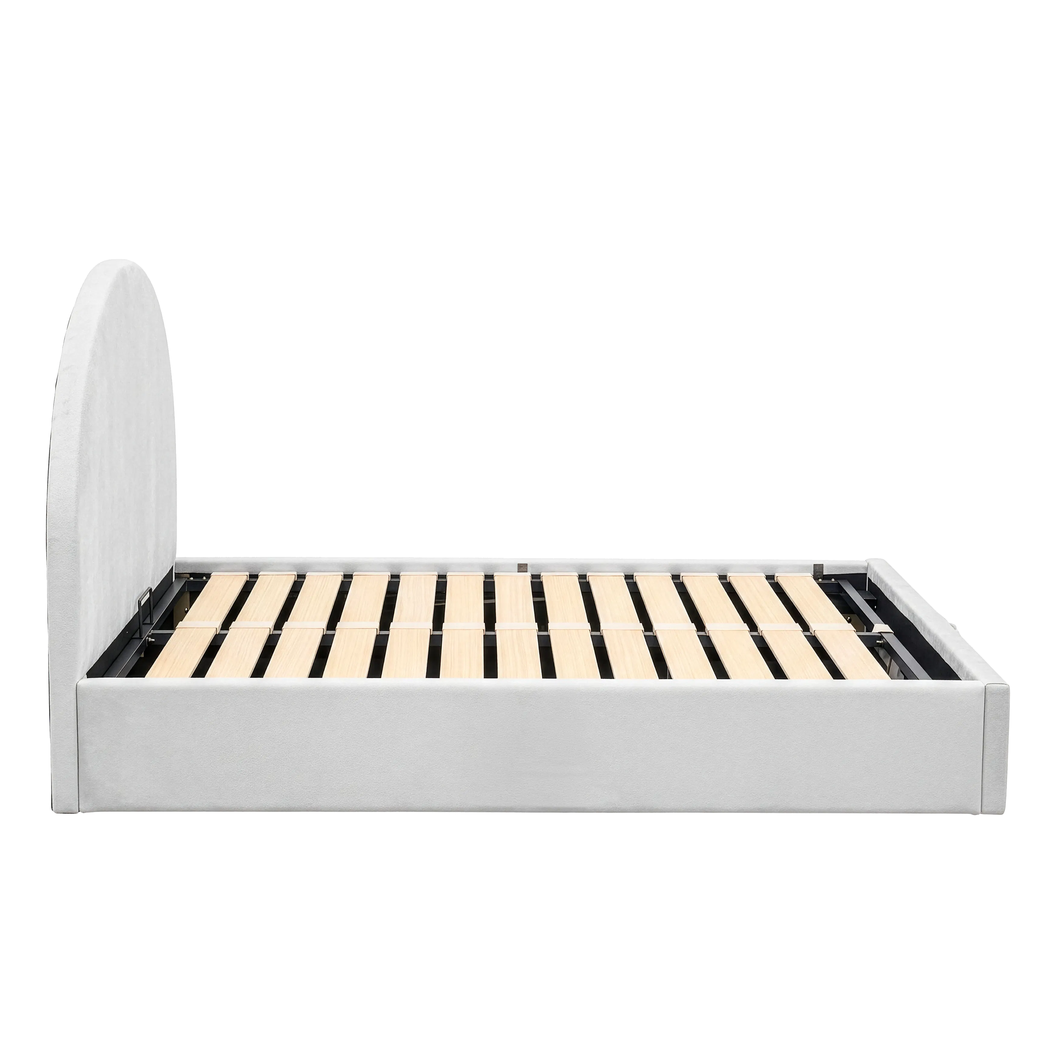 Aspen King Storage Bed - Cloud White - 7