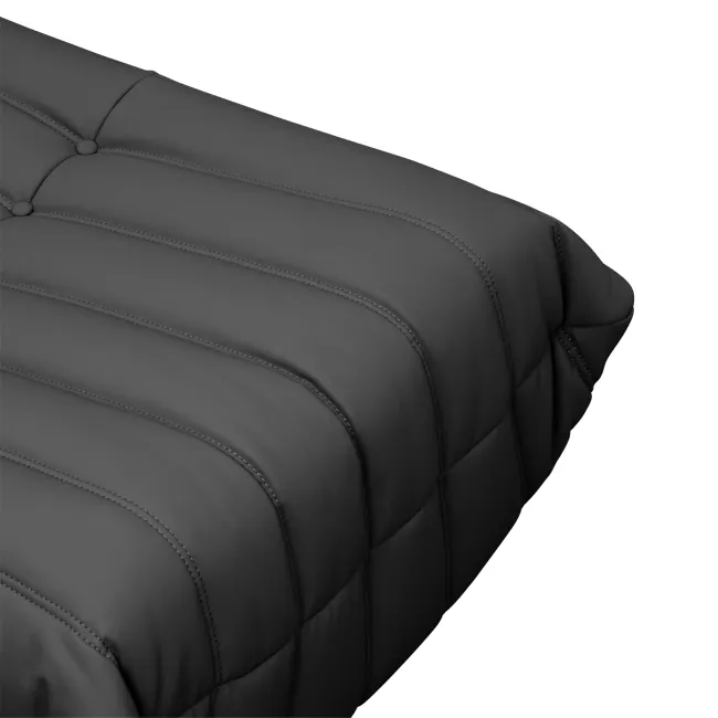 Hayward Ottoman - Black (Pet Friendly) - 6