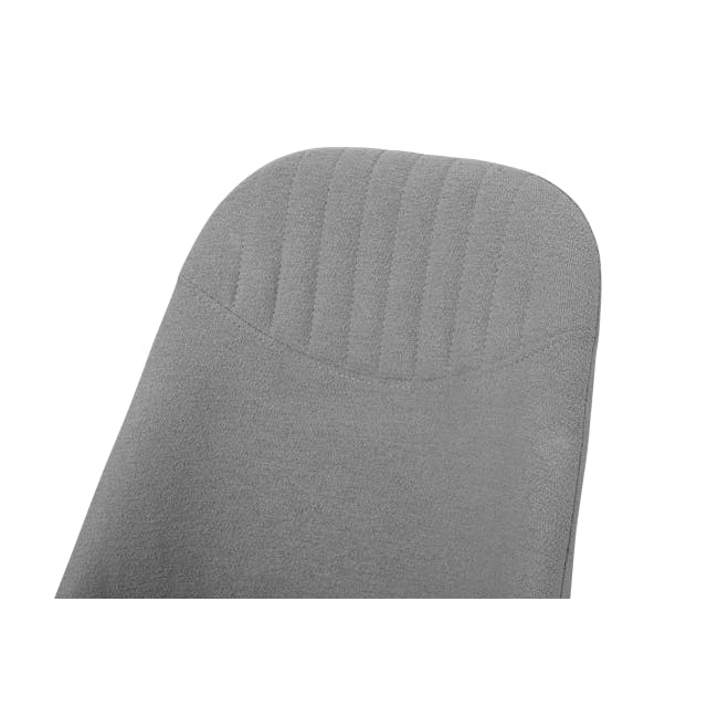 Nadin Mid Back Office Chair - Light Grey (Fabric) - 4