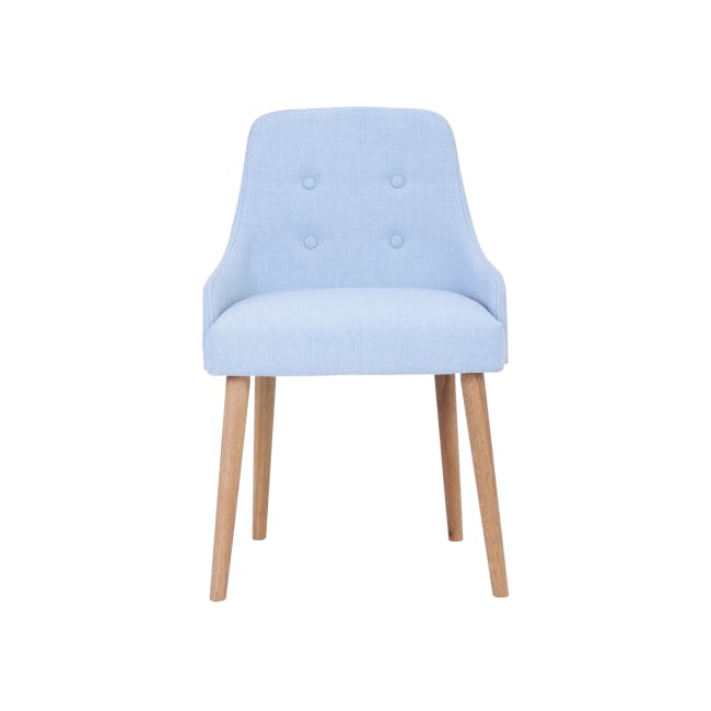 Caitlin Chair - Natural, Pale Blue - 1