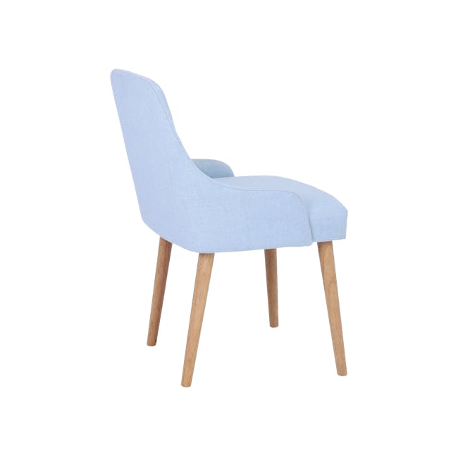Caitlin Chair - Natural, Pale Blue - 2