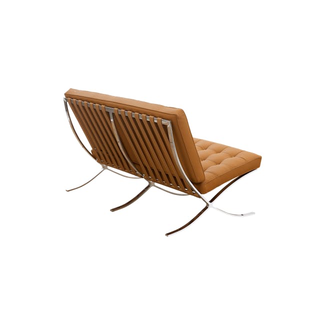 Benton 2 Seater Sofa - Tan (Genuine Cowhide) - 3