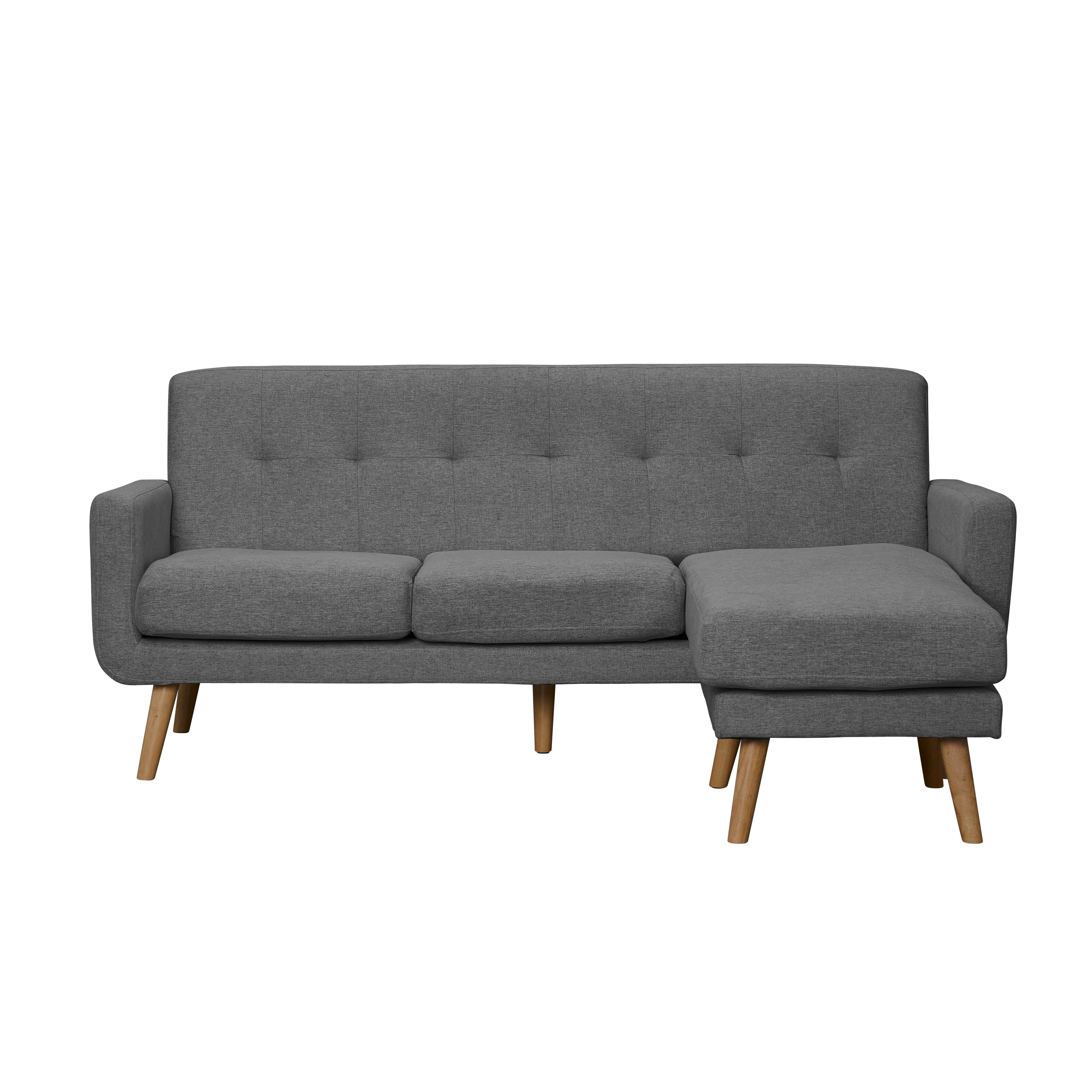 Cali L-Shaped Sofa - Walnut, Orion