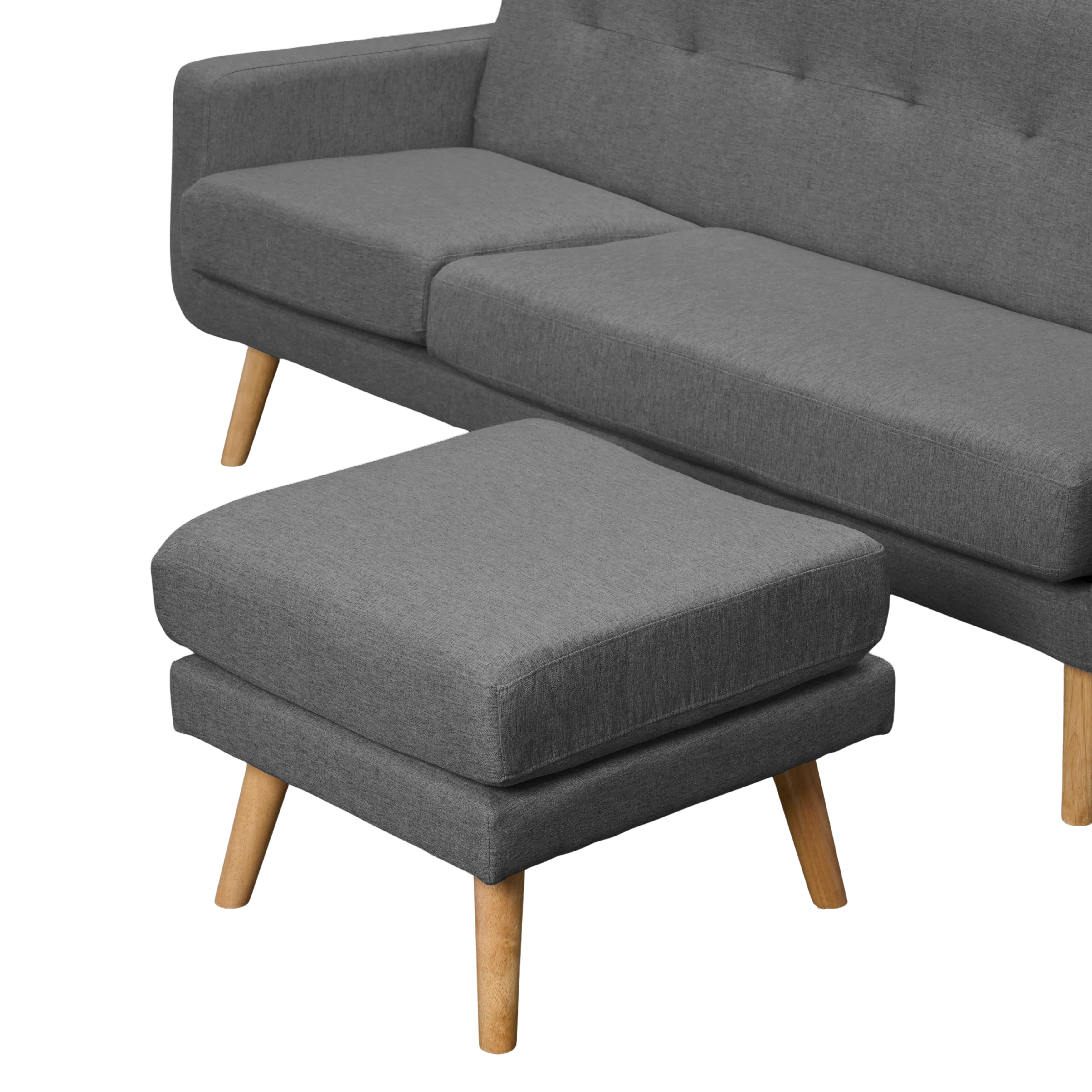 Cali L-Shaped Sofa - Walnut, Orion - 9