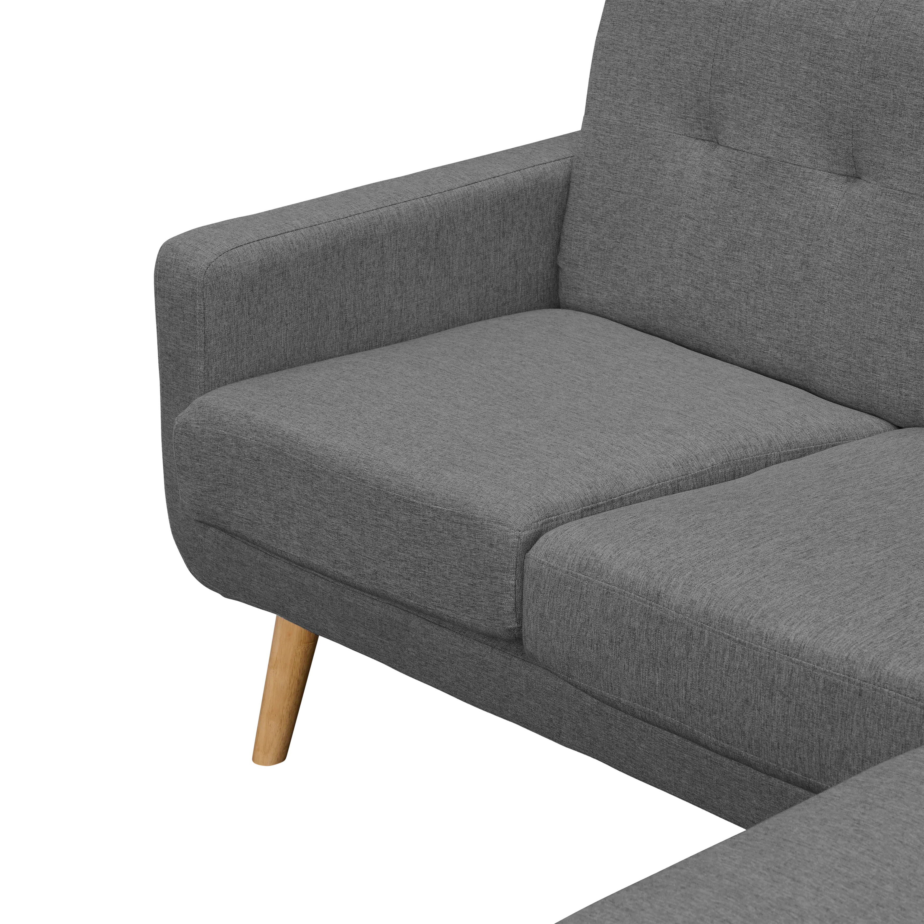 Cali L-Shaped Sofa - Walnut, Orion - 16