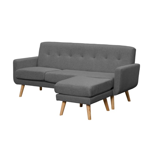 Cali L-Shaped Sofa - Walnut, Orion - 14
