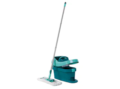 Leifheit Aluminium Handle Floor Wiper Profi XL Mop and Bucket Set